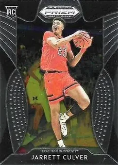 2019 Panini Prizm Draft Picks #7 - Jarrett Culver - Texas Tech Red Raiders