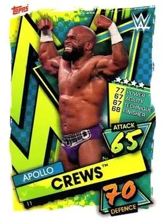 2021 Topps Slam Attax WWE #11 - Apollo Crews