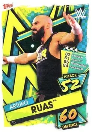 2021 Topps Slam Attax WWE #13 - Arturo Ruas
