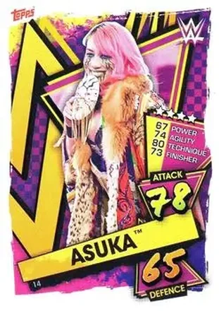 2021 Topps Slam Attax WWE #14 - Asuka