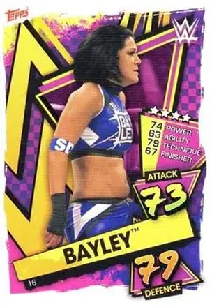 2021 Topps Slam Attax WWE #16 - Bayley