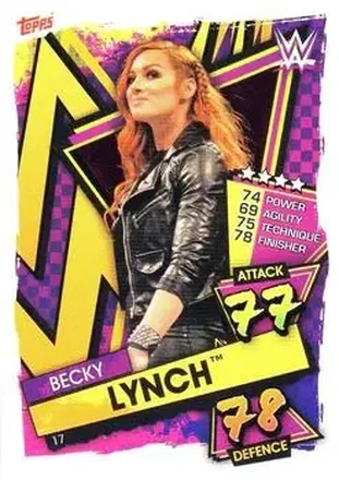 2021 Topps Slam Attax WWE #17 - Becky Lynch