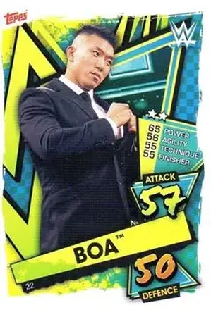 2021 Topps Slam Attax WWE #22 - Boa
