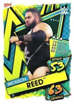 2021 Topps Slam Attax WWE #26 - Bronson Reed