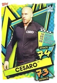 2021 Topps Slam Attax WWE feature card