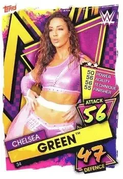 2021 Topps Slam Attax WWE feature card