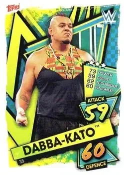 2021 Topps Slam Attax WWE feature card