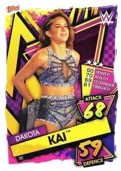 2021 Topps Slam Attax WWE feature card
