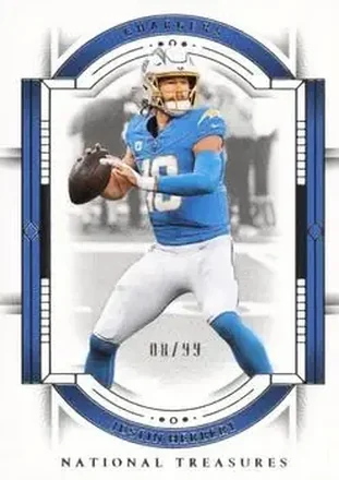 2023 Panini National Treasures #57 - Justin Herbert - Los Angeles Chargers