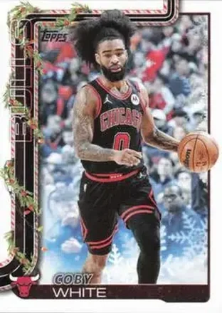 2025-26 Topps Holiday #H27 - Coby White - Chicago Bulls