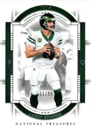 2023 Panini National Treasures #77 - Aaron Rodgers - New York Jets