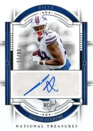 2023 Panini National Treasures #136 - Justin Shorter - Buffalo Bills