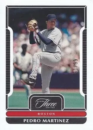 2023 Panini Three and Two #73 - Pedro Martinez - Boston Red Sox