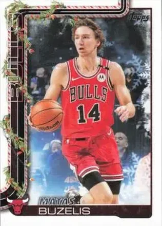 2025-26 Topps Holiday #H30 - Matas Buzelis - Chicago Bulls