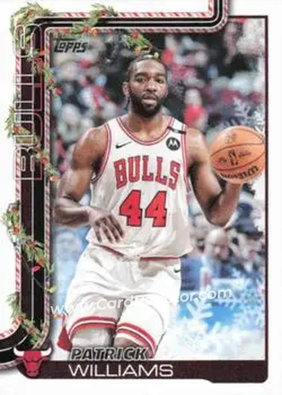 2025-26 Topps Holiday #H31 - Patrick Williams - Chicago Bulls - Front 2025-26 Topps Holiday #H31 - Patrick Williams - Chicago Bulls - Front