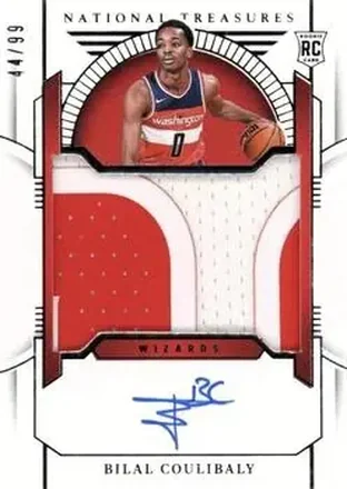 2023-24 Panini National Treasures #118 - Bilal Coulibaly - Washington Wizards