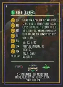 Back of Mario Chalmers