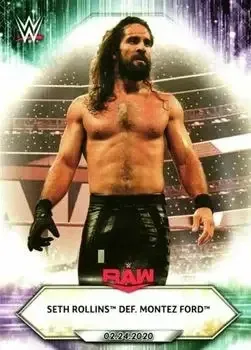 2021 Topps WWE feature card