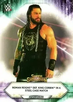 2021 Topps WWE feature card