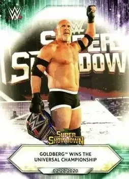 2021 Topps WWE feature card