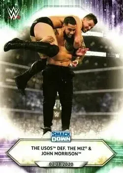 2021 Topps WWE feature card
