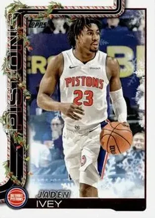 2025-26 Topps Holiday #H37 - Jaden Ivey - Detroit Pistons