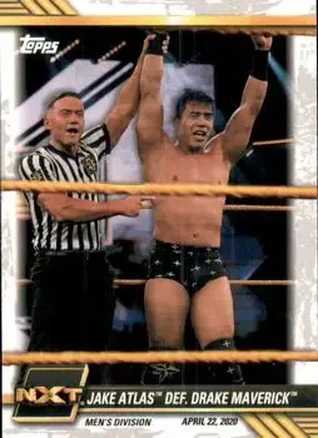 2021 Topps WWE NXT #14 - Jake Atlas def. Drake Maverick