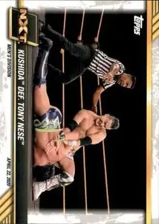 2021 Topps WWE NXT #15 - Kushida def. Tony Nese