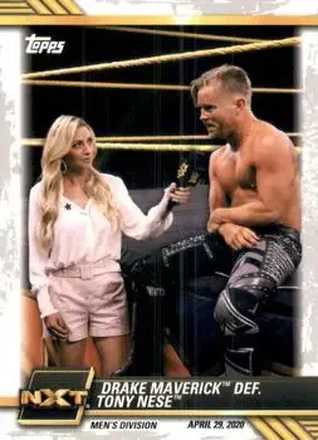 2021 Topps WWE NXT #18 - Drake Maverick def. Tony Nese