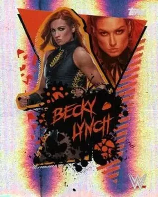 2021 Topps WWE Road to WrestleMania Stickers #15 - Becky Lynch
