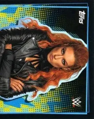 2021 Topps WWE Road to WrestleMania Stickers #16 - Becky Lynch