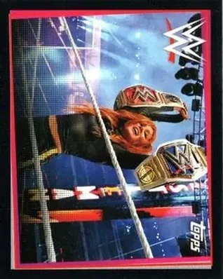 2021 Topps WWE Road to WrestleMania Stickers #18 - Becky Lynch