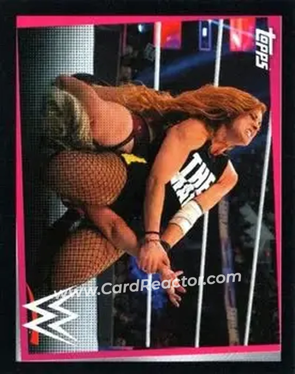 2021 Topps WWE Road to WrestleMania Stickers #21 - Becky Lynch - Front