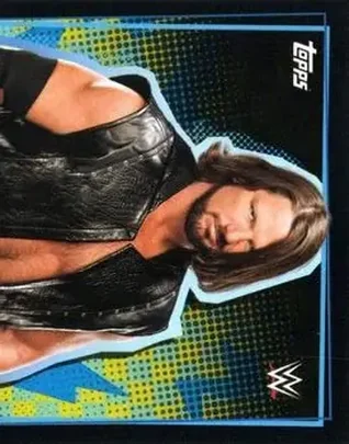 2021 Topps WWE Road to WrestleMania Stickers #44 - AJ Styles