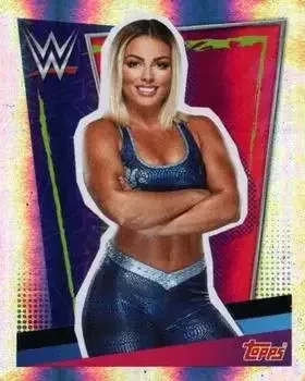 2021 Topps WWE Road to WrestleMania Stickers feature card