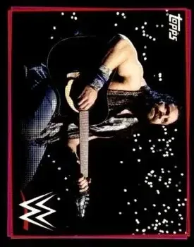 2021 Topps WWE Road to WrestleMania Stickers feature card