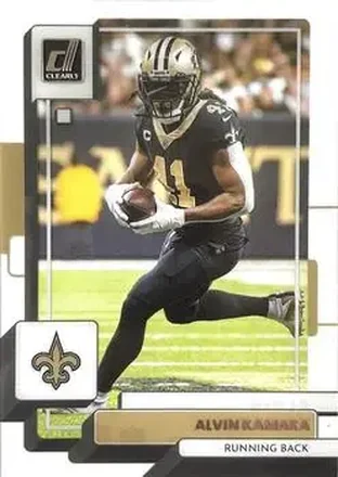 2022 Clearly Donruss #35 - Alvin Kamara - New Orleans Saints