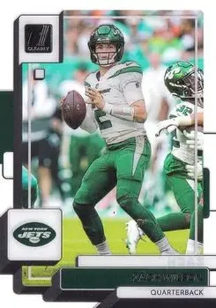 2022 Clearly Donruss #37 - Zach Wilson - New York Jets