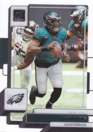 2022 Clearly Donruss #38 - Jalen Hurts - Philadelphia Eagles