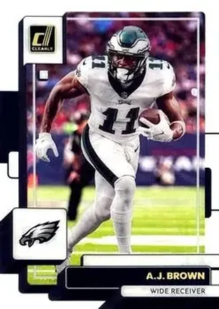 2022 Clearly Donruss #39 - A.J. Brown - Philadelphia Eagles