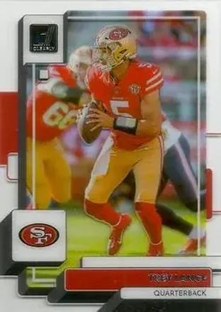 2022 Clearly Donruss #43 - Trey Lance - San Francisco 49ers