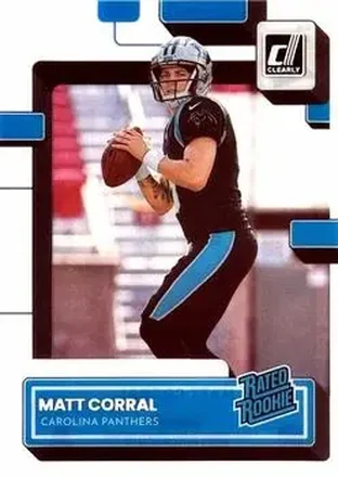 2022 Clearly Donruss #54 - Matt Corral - Carolina Panthers