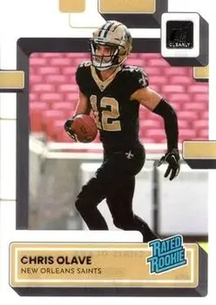 2022 Clearly Donruss #59 - Chris Olave - New Orleans Saints