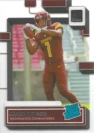 2022 Clearly Donruss #60 - Jahan Dotson - Washington Commanders