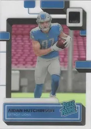 2022 Clearly Donruss #63 - Aidan Hutchinson - Detroit Lions