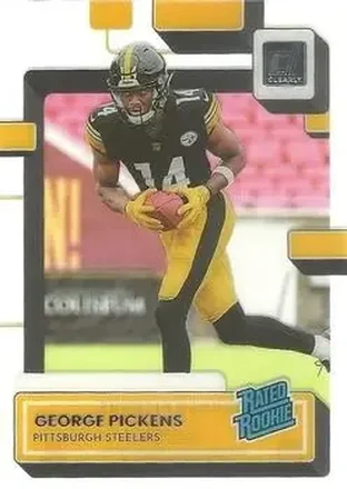 2022 Clearly Donruss #73 - George Pickens - Pittsburgh Steelers