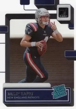 2022 Clearly Donruss #79 - Bailey Zappe - New England Patriots