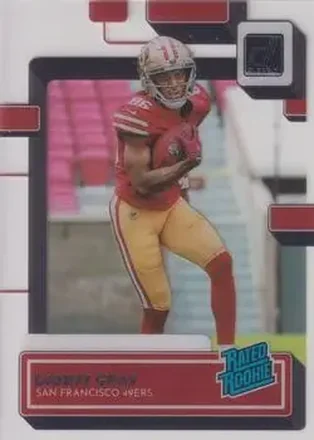 2022 Clearly Donruss #83 - Danny Gray - San Francisco 49ers