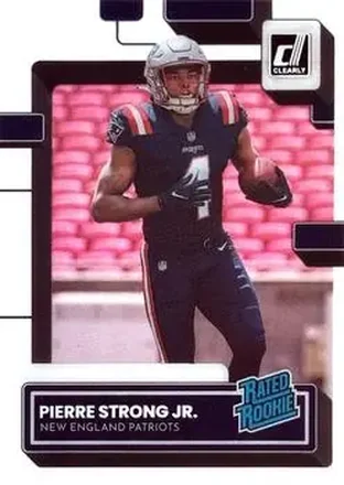 2022 Clearly Donruss #91 - Pierre Strong Jr. - New England Patriots