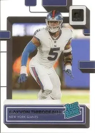 2022 Clearly Donruss #95 - Kayvon Thibodeaux - New York Giants